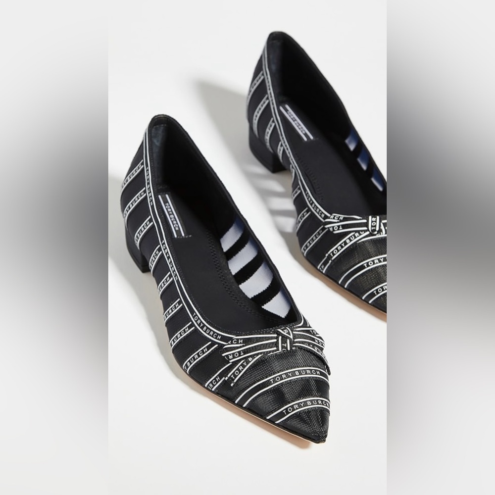 Tory Burch Printed Bow Accents Flats Women's Size 11. Worn once. Sold out